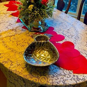 “Vintage Arthur Court Pineapple Chip & Dip Platter – Rare Collectible.